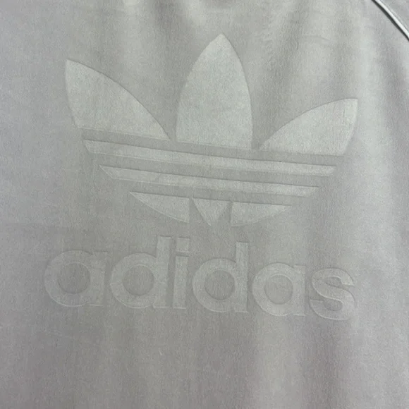 Adidas Light Purple Velour Trefoil Short Sleeve Logo Tee Dress